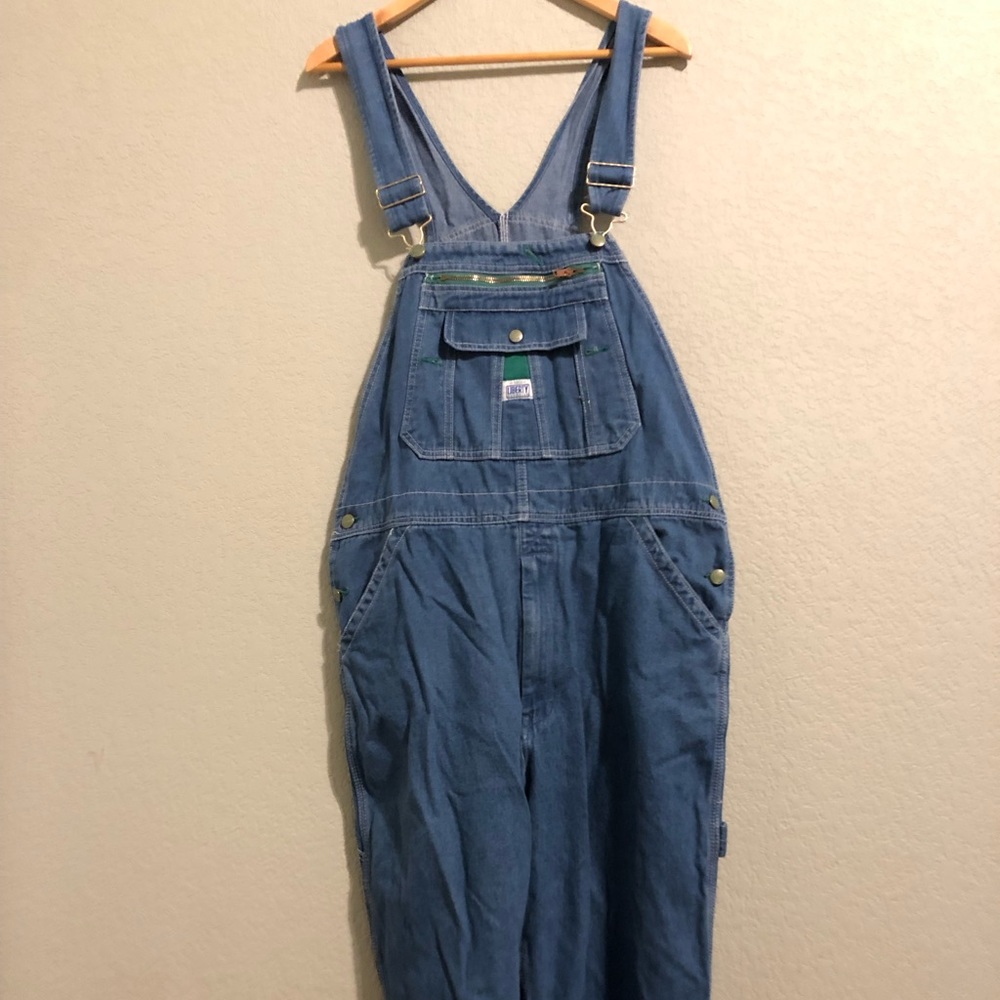 Liberty Overalls Denim 36x30 in Incredible Shape!